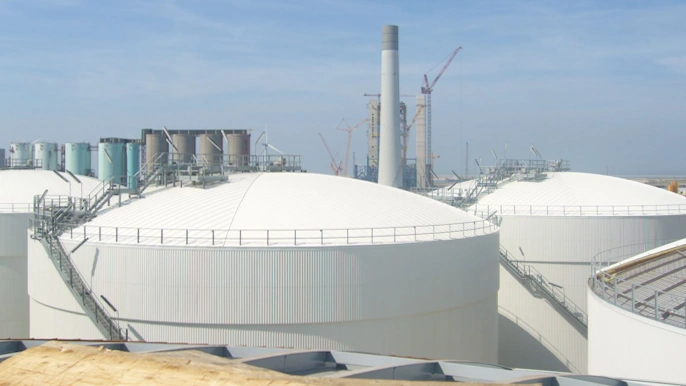 Holland. Rotterdam Maasvlakte, NESTE OIL NExBTL