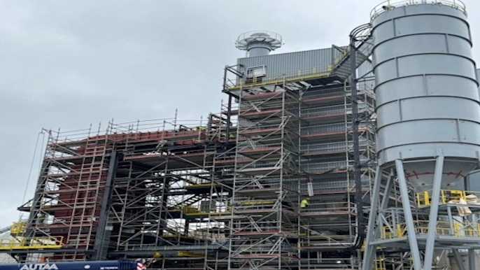 Prantsusmaa DS Smith Rouen Paberivabrik – 56 MW Biomassi katlamaja